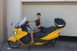 Motor vehicle Vehicle Yellow Scooter Automotive design